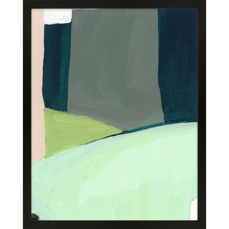 Into The HIlls I Print by Andrea Stokes, 24" W x 30" H, Black Framed