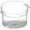 Produits de service alimentaire Carlisle Contenant alimentaire circulaire en plastique
