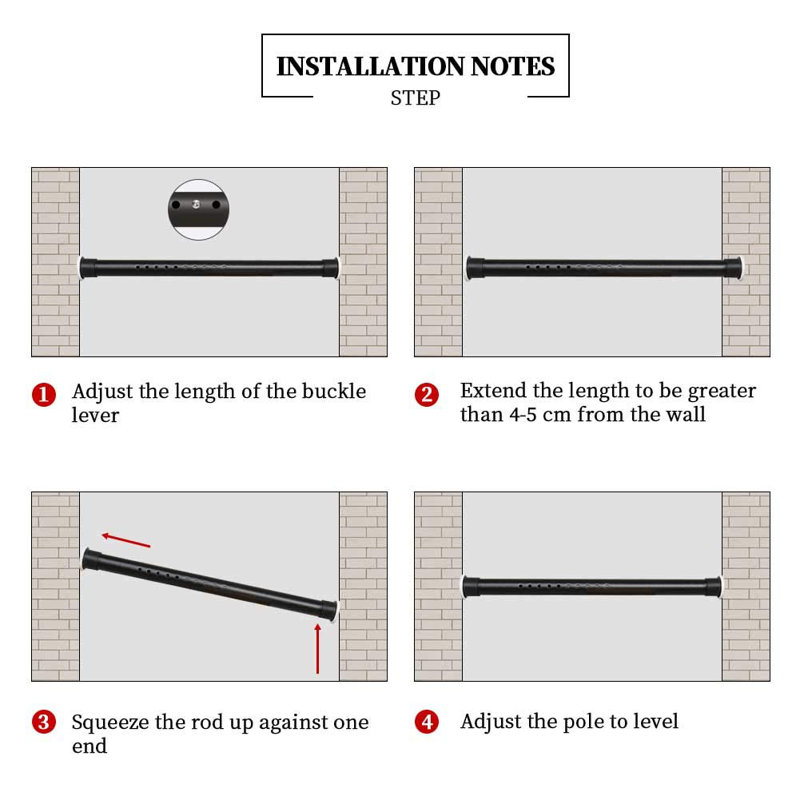 Tromay 141 to 161 Inch Extra Long Curtain Rod