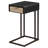 Bernave 1-Drawer Radio Weave Cane Metal Side Table-223976551