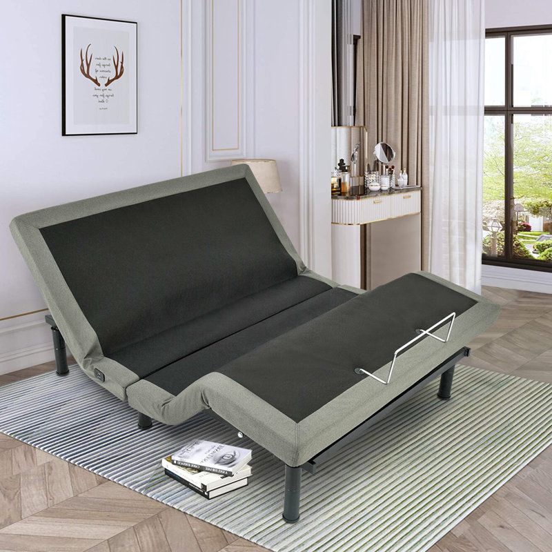 Lit réglable massant 13 po avec télécommande sans fil Florissant, Grand