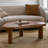 Wabi-sabi all solid wood shaped coffee table-800312083