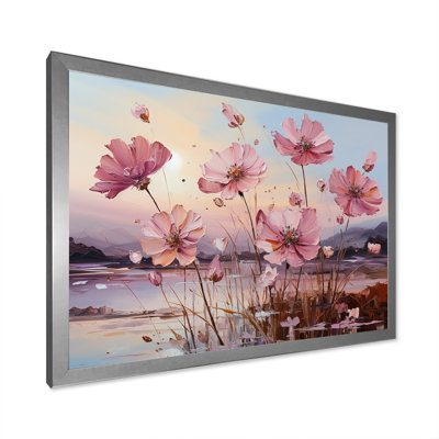 «Beautiful Flower Carnations Field», reproduction sur toile