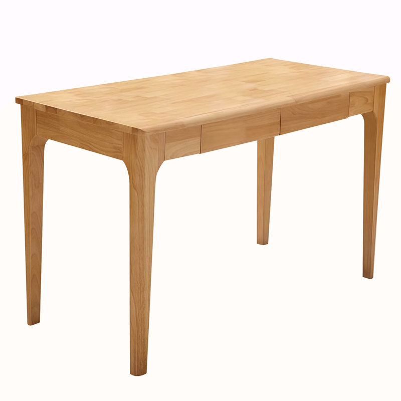Bureau en bois massif avec tiroirs, Bois