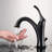 Elavo Ceramic Square Vessel Bathroom Sink with Faucet and Overflow-35678489