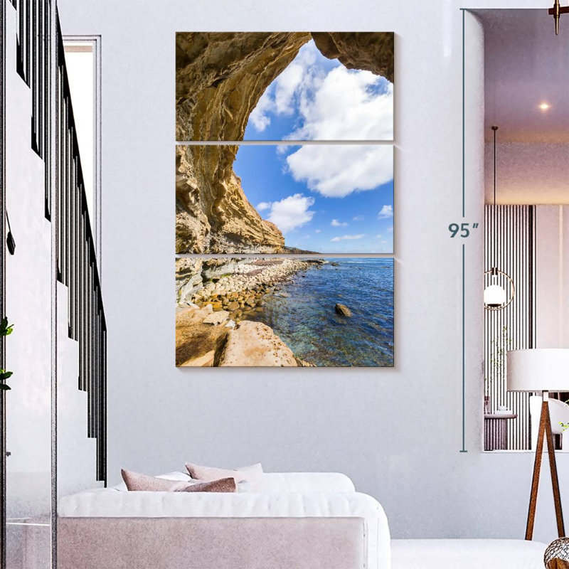 Gillard San Diego Sunset Cliff Cave, H 32 po x l 20 po