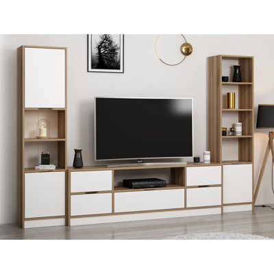 Azhaan Unfinished TV Stand for TVs up to 60"