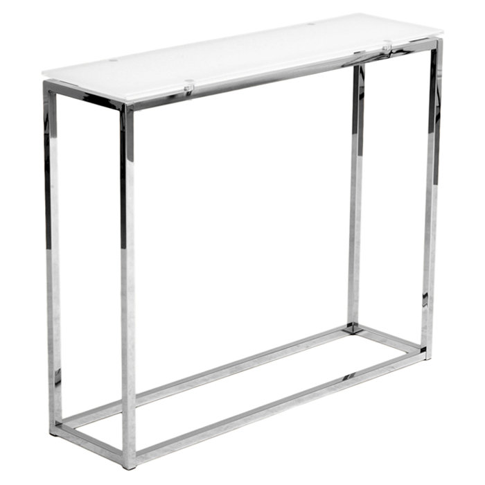 Shreya Glass Top Console Table