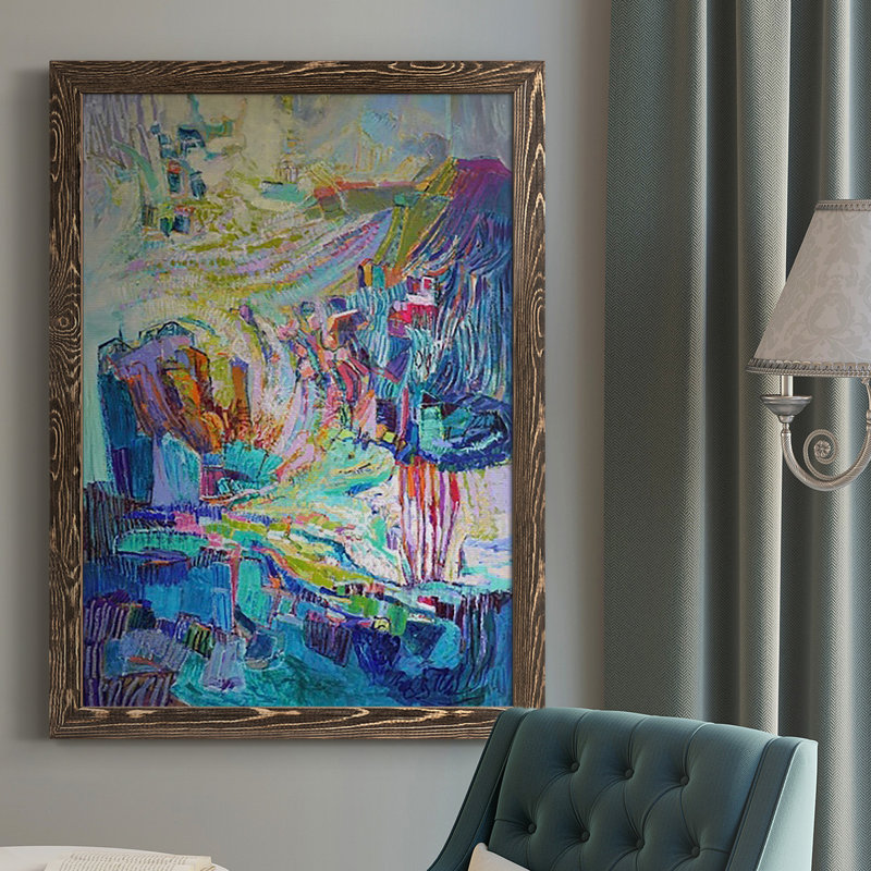 «Gathering up the Goddess I», reproduction d'un seul cadre photo sur toile, Noyer, H 43,5 po x l 31,5 po x P 1 po