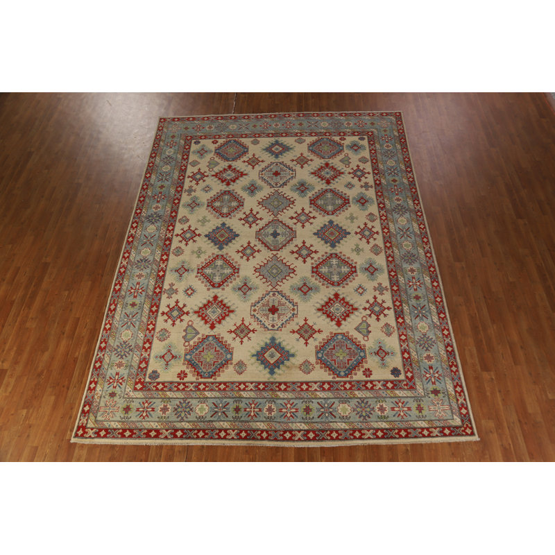 Vegetable Dye Kazak Oriental Area Rug