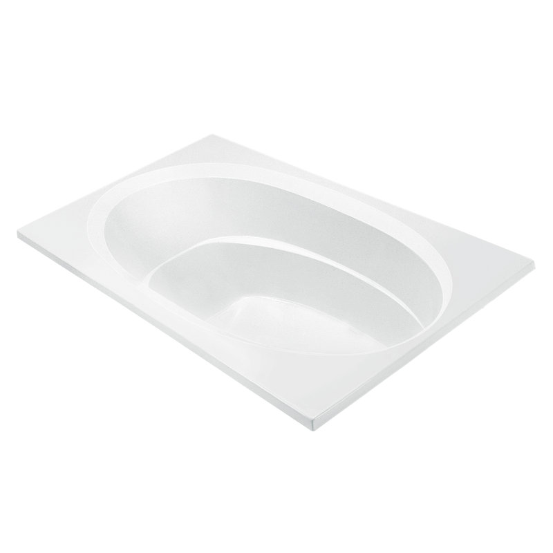 Seville 4 71.5" Drop In Air Bathtub, White