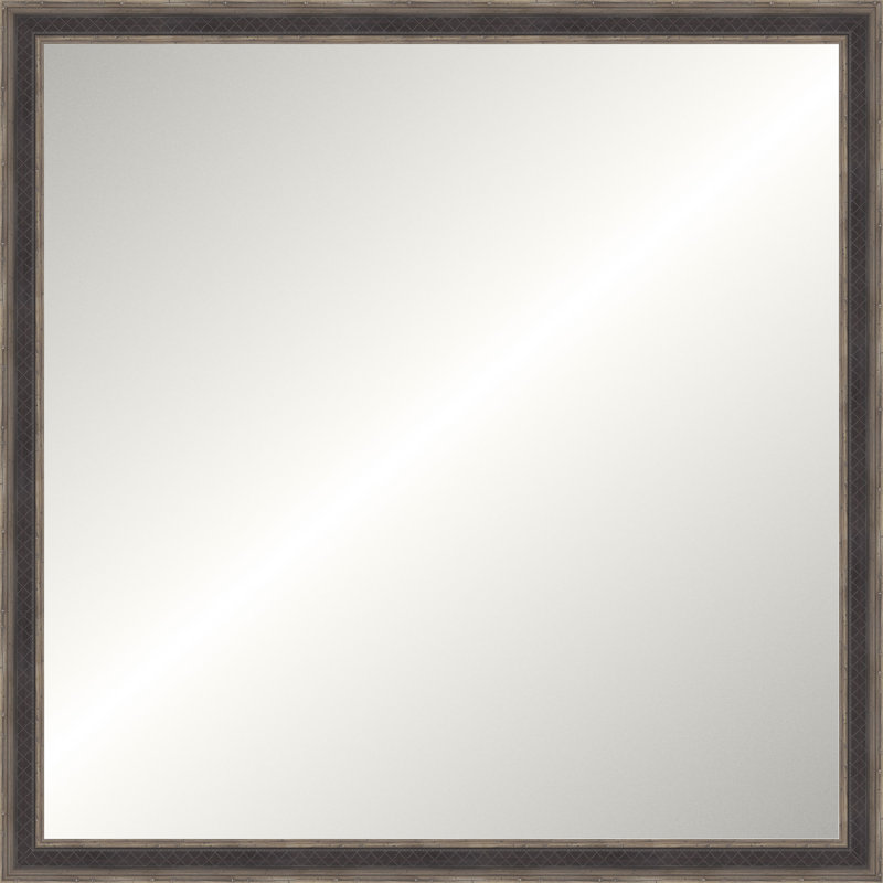 Dark Silver Legacy Mirror, Medium Square