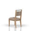 Ensemble de 2 chaises carrées / caramel