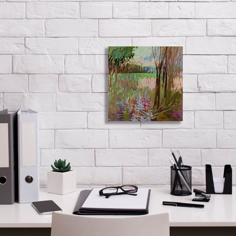 Sur toile, H 12 po x l 12 po x P 0,75 po