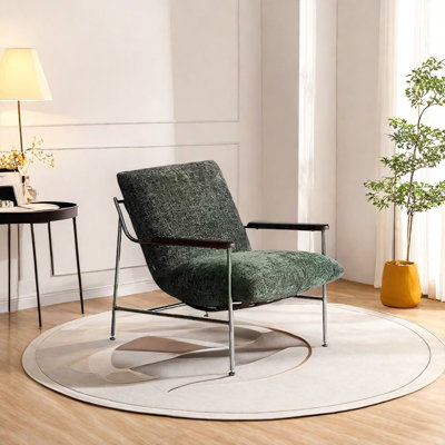 Chaise confortable avec structure en acier