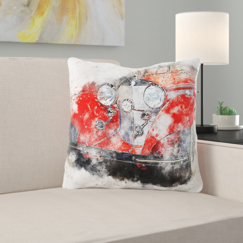 Coussin de voiture Niall, Microsuède, Intérieur