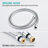 5-Mode High Pressure Handheld Shower Head with Hose - Premium Shower Spray-112366895