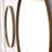 Miroir ovale allongé - laiton-64402187