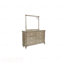 Commode de luxe / champagne avec miroir