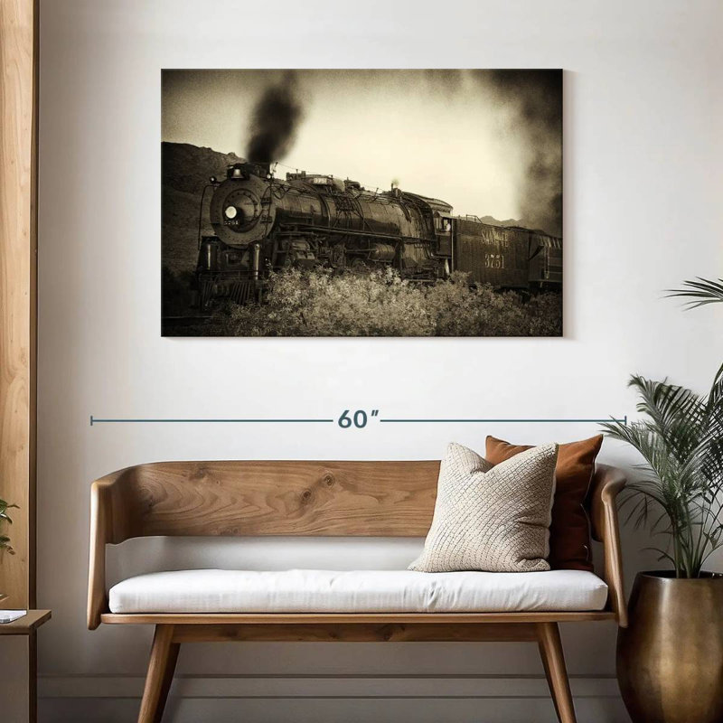 Mehar Train Arrival I, 30" H x 45" W