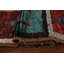 Tapis unique en laine rouge / bleu / gris nouvel âge 7 pi 1 po x 9 pi 7 po Antunes