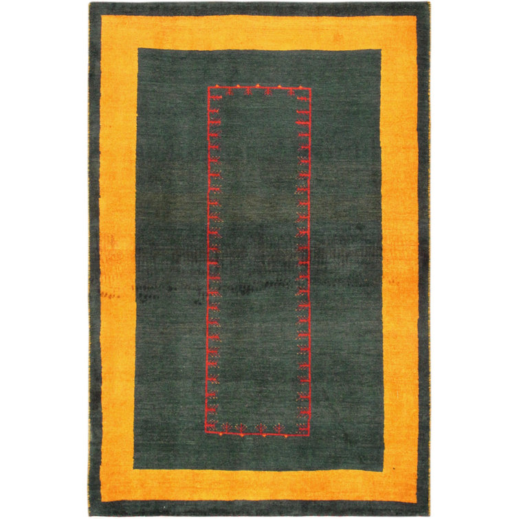 Isabelline Pietari One-of-a-Kind 3'6 X 4'8 Area Rug in Green