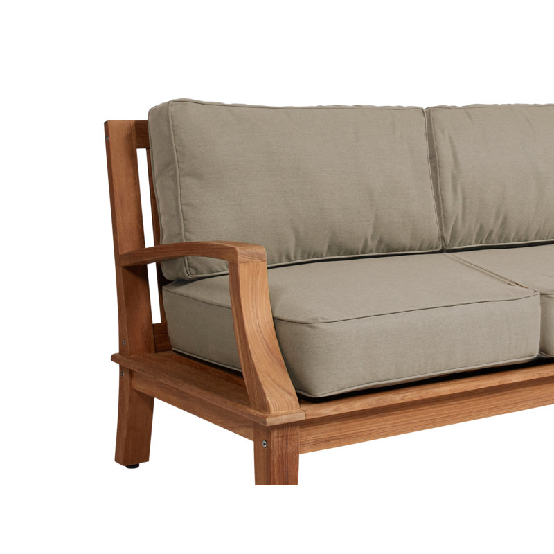 Grande Patio Sofa with Sunbrella Cushions, Fawn