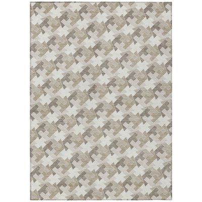Machine Washable Indoor/Outdoor Chantille ACN2851 Geometric Rug