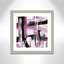 Expressions modernes - tons mauves - peinture encadrée-60347017-60347020
