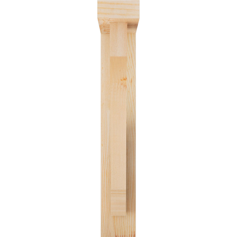 Support de bloc impérial avec entretoise décalée, 22 x 14, Sapin Douglas de l 3 1/2 (lisse)