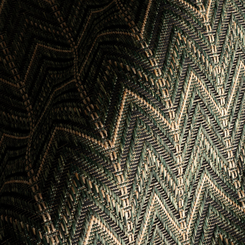  Tapis intérieur / extérieur Calissea, Rectangulaire 4 pi x 6 pi, Vert