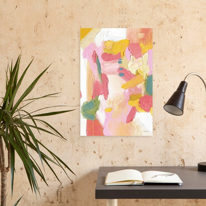Art contemporain, art contemporain abstrait, H 24 po x l 16 po