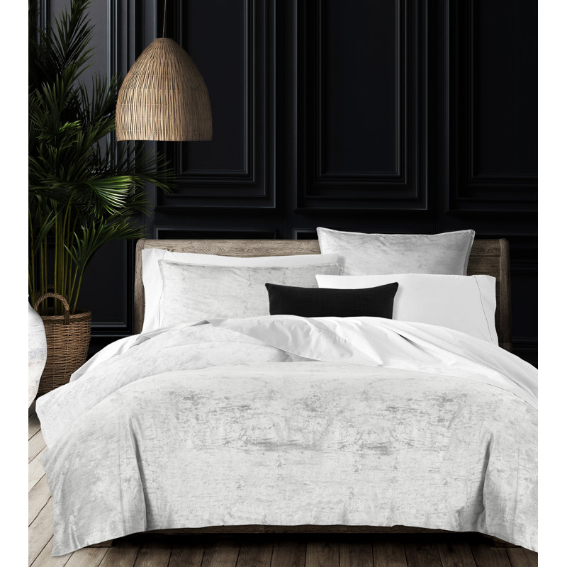 Ensemble d'édredon en velours Glamour, Édredon pour très grand lit super + 2 taies déc, Soufre