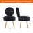 Noehly Upholstered Velvet Accent Stool Vanity Chair-1464942483