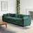 Cloud Sofa 3 Seats (Ottoman Is Not Included), Modern Sectional Couch, For Living Room Bedroom And Apartment, Comfy Double Layer Upholstered Seat Cushion, Breathable Chenille Fabric,Green,SW5013GN-820393773-820393769