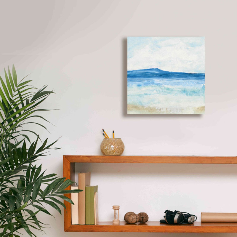 Natalia " Coastal II " by Chris Paschke, 12" W x 12" H