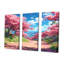 Ensemble de salon art mural campagne Cherry Blossoms - campagne-108318922-108318925