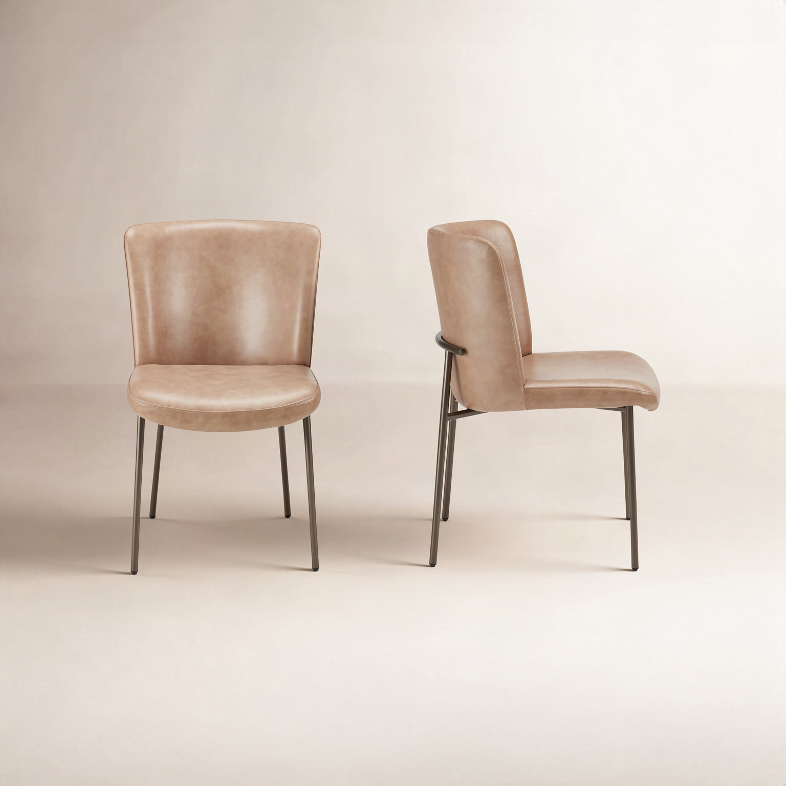 Birier Genuine Leather Dining Chair