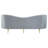 Grey 3-piece Upholstered Channel Tufted Sofa Set