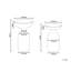 Cidalina Pedestal Side Table Set-308175796