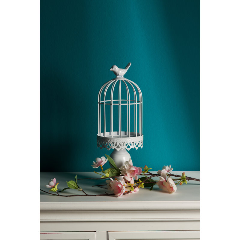 Metal Lantern, White