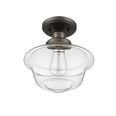 Doon Glass Semi Flush Mount