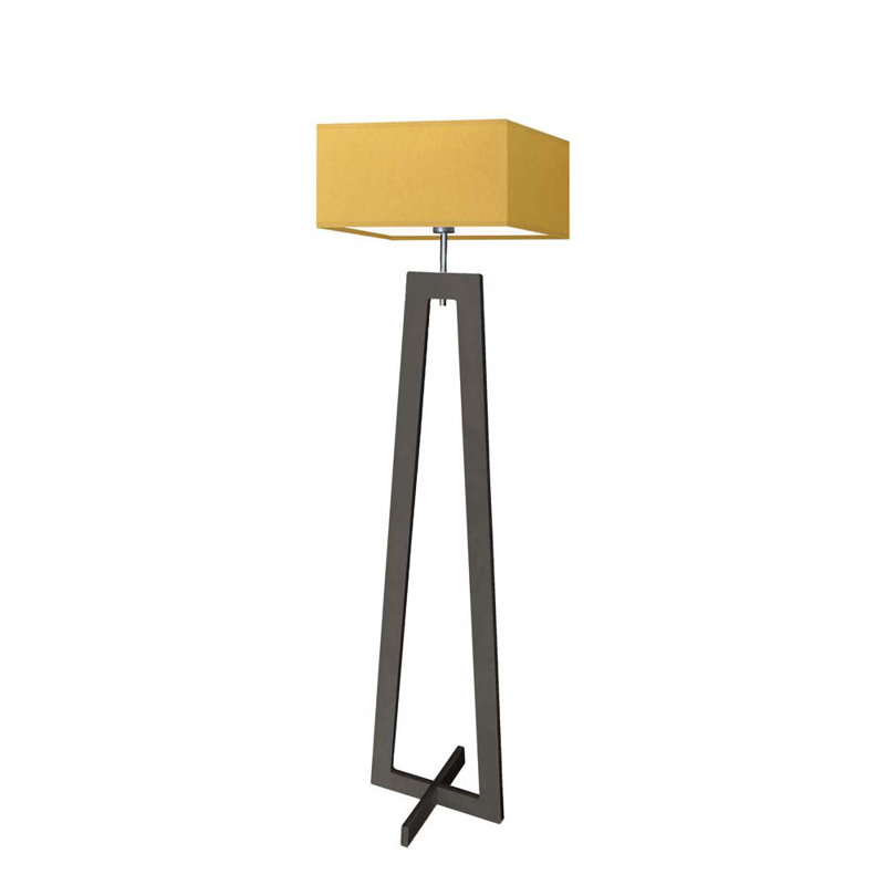 Tahoe 138cm Traditional Floor Lamp, Gold, Black