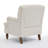 Modern Upholstered Turned Legs Armchair-987647515