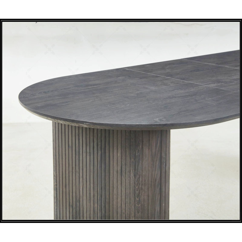 Table extensible, Noir