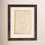 « antique figure study i », impression encadrée