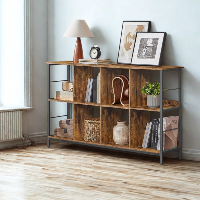 Tasleema Bookcase, 80 cm H x 132.8 cm W x 33 cm D x
