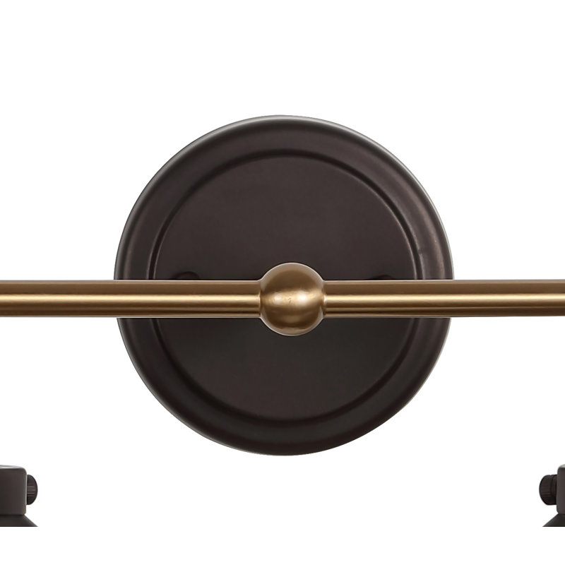Bagatelle 2 - Light Dimmable Vanity Light, Oil Rubbed Bronze/Brass Gold