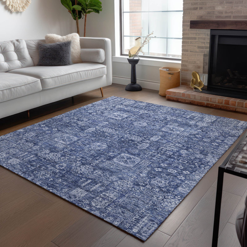 Tapis intérieur / extérieur Ivalda, Rectangulaire 8 pi x 10 pi
