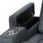  36.6" W Modern Top-Grain Leather Power Theater Recliner with Storage and Cup Holders
